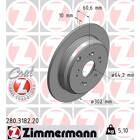 Brake disc set (2) ZIMMERMANN - 280.3182.20
