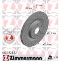 Brake disc set (2) ZIMMERMANN - 610.3728.52