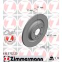 Brake disc set (2) ZIMMERMANN - 610.3732.20