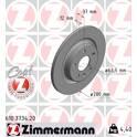 Brake disc set (2) ZIMMERMANN - 610.3734.20