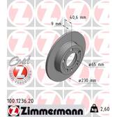 Brake disc set (2) ZIMMERMANN - 100.1236.20