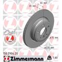 Brake disc set (2) ZIMMERMANN - 150.2904.20