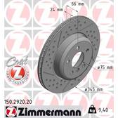 Brake disc set (2) ZIMMERMANN - 150.2920.20