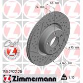 Brake disc set (2) ZIMMERMANN - 150.2922.20