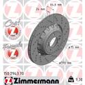 Brake disc (per unit) ZIMMERMANN - 150.2943.70