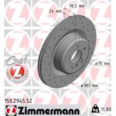 Brake disc (per unit) ZIMMERMANN - 150.2945.52