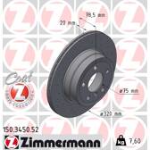 Brake disc set (2) ZIMMERMANN - 150.3450.52