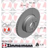 Brake disc (per unit) ZIMMERMANN - 150.3451.20