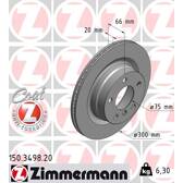 Brake disc set (2) ZIMMERMANN - 150.3498.20