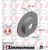 Brake disc set (2) ZIMMERMANN - 200.2521.20