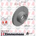 Brake disc set (2) ZIMMERMANN - 230.6270.20