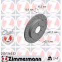 Brake disc set (2) ZIMMERMANN - 250.1340.52