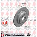 Brake disc set (2) ZIMMERMANN - 280.3174.20