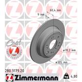 Brake disc set (2) ZIMMERMANN - 280.3179.20