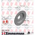 Brake disc set (2) ZIMMERMANN - 280.3181.20