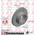 Brake disc set (2) ZIMMERMANN - 400.6478.20