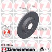 Brake disc set (2) ZIMMERMANN - 600.3216.52