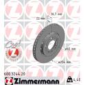 Brake disc set (2) ZIMMERMANN - 600.3244.20