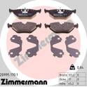 Rear brake pad set ZIMMERMANN - 20995.170.1