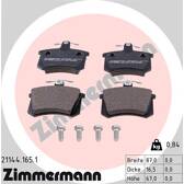 Rear brake pad set ZIMMERMANN - 21144.165.1