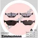Rear brake pad set ZIMMERMANN - 21934.970.1