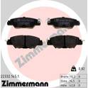 Rear brake pad set ZIMMERMANN - 22332.145.1