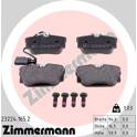Rear brake pad set ZIMMERMANN - 23224.165.2