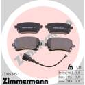 Rear brake pad set ZIMMERMANN - 23326.175.1