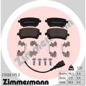 Rear brake pad set ZIMMERMANN - 23326.175.2
