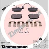 Rear brake pad set ZIMMERMANN - 23446.165.2