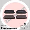 Rear brake pad set ZIMMERMANN - 24045.130.1
