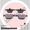 Rear brake pad set ZIMMERMANN - 24458.170.1