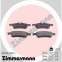 Rear brake pad set ZIMMERMANN - 24574.150.1