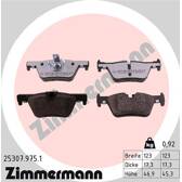 Rear brake pad set ZIMMERMANN - 25307.975.1