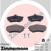Remblokkenset voor ZIMMERMANN - 20168.160.1