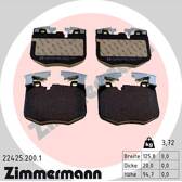 Remblokkenset voor ZIMMERMANN - 22425.200.1
