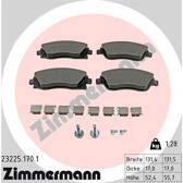 Remblokkenset voor ZIMMERMANN - 23225.170.1