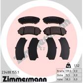 Remblokkenset voor ZIMMERMANN - 23488.155.1
