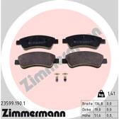 Remblokkenset voor ZIMMERMANN - 23599.190.1