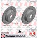 Set van 2 remschijven ZIMMERMANN - 150.2902.53