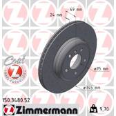 Remschijf (per stuk) ZIMMERMANN - 150.3480.52