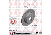 Set van 2 remschijven