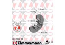 Set van 2 remschijven