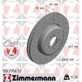 Remschijf (per stuk) ZIMMERMANN - 150.2956.52