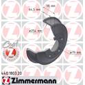 Tambour de frein ZIMMERMANN - 440.1803.20